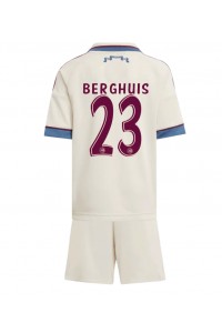 Ajax Steven Berghuis #23 Jalkapallovaatteet Lasten Kolmas peliasu 2025-26 Lyhythihainen (+ Lyhyet housut)
